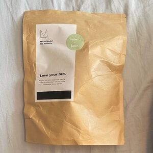 Knix Micro Modal Rib Bralette in Tan